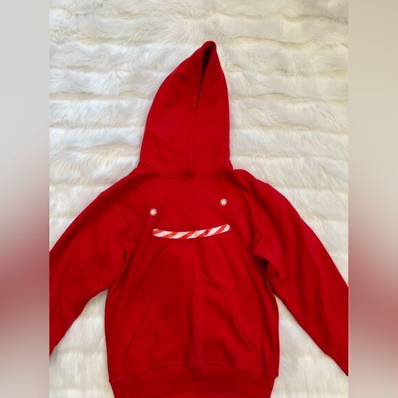 Dream Holiday Candy Cane Smile Hoodie (YM) - Picture 4 of 6
